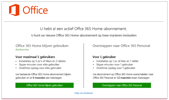 Office365Verlengen